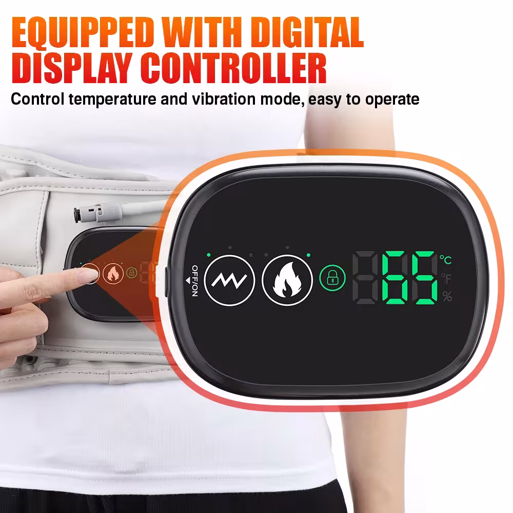 heated back massage belt
