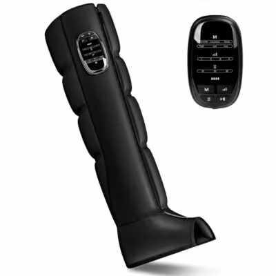 Masseur de pieds à compression sans fil pour le pied gauche, avec une pression d'air à 360°, une batterie de 3000mAh, pour soulager la douleur et favoriser la récupération musculaire.