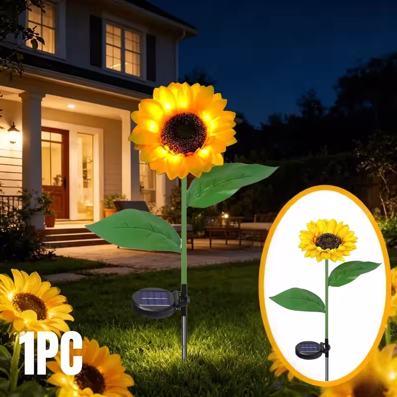 solar sunflower lamp