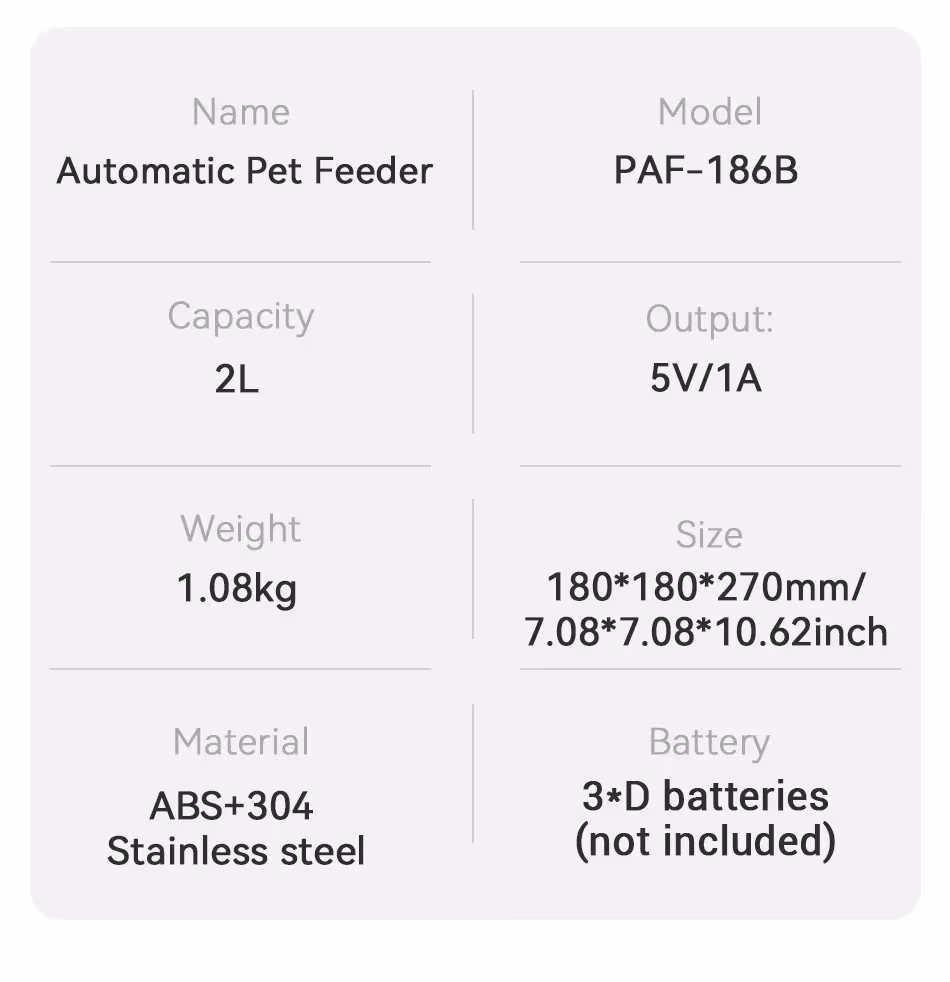Distributore automatico per animali domestici