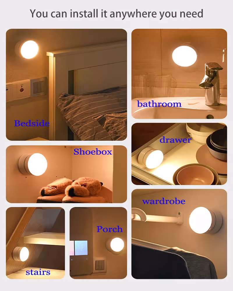360° motion sensor lamp