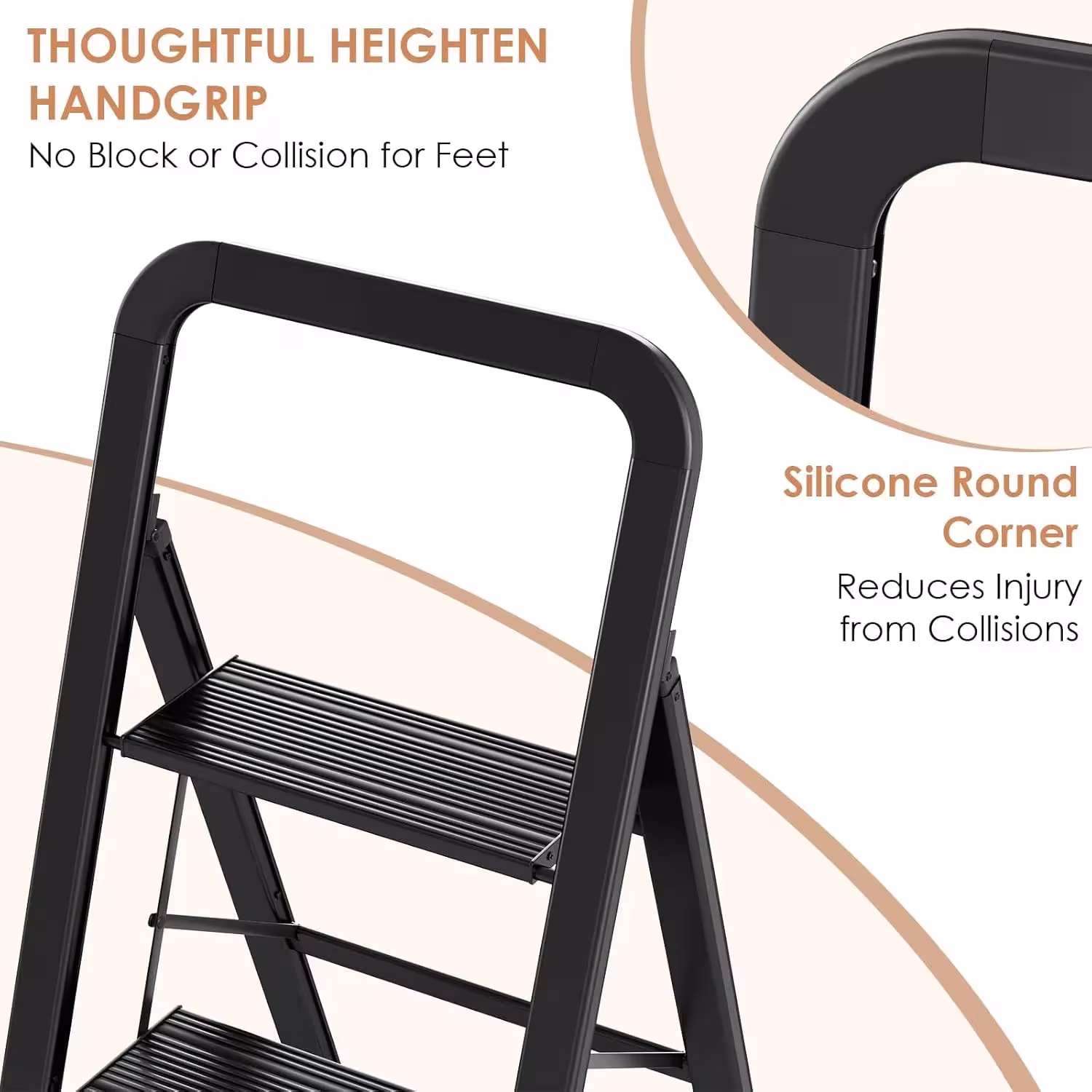 Aluminum ladder with platform