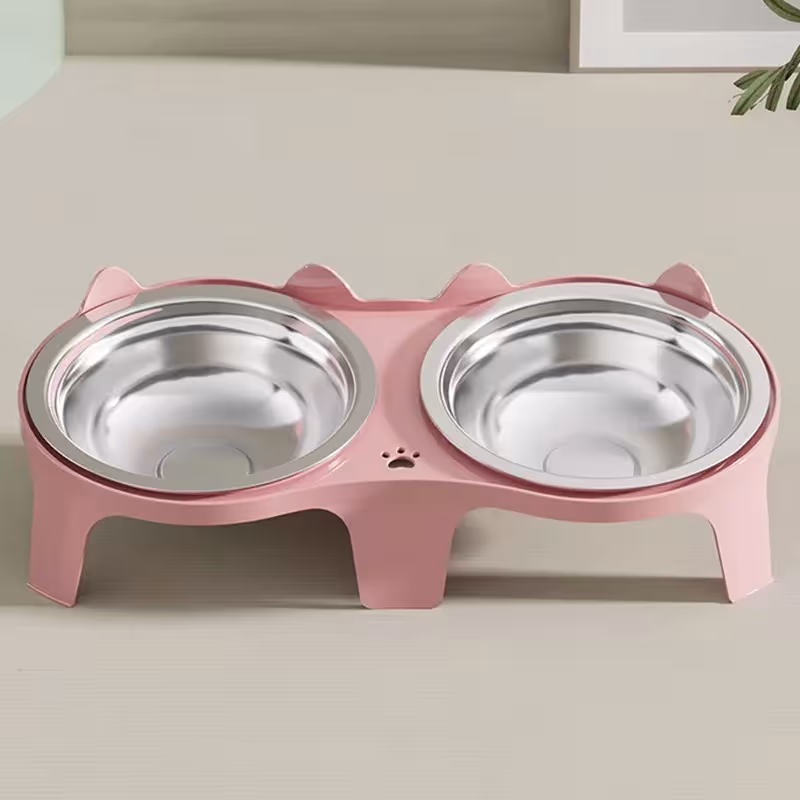 stainless steel cat food bowl