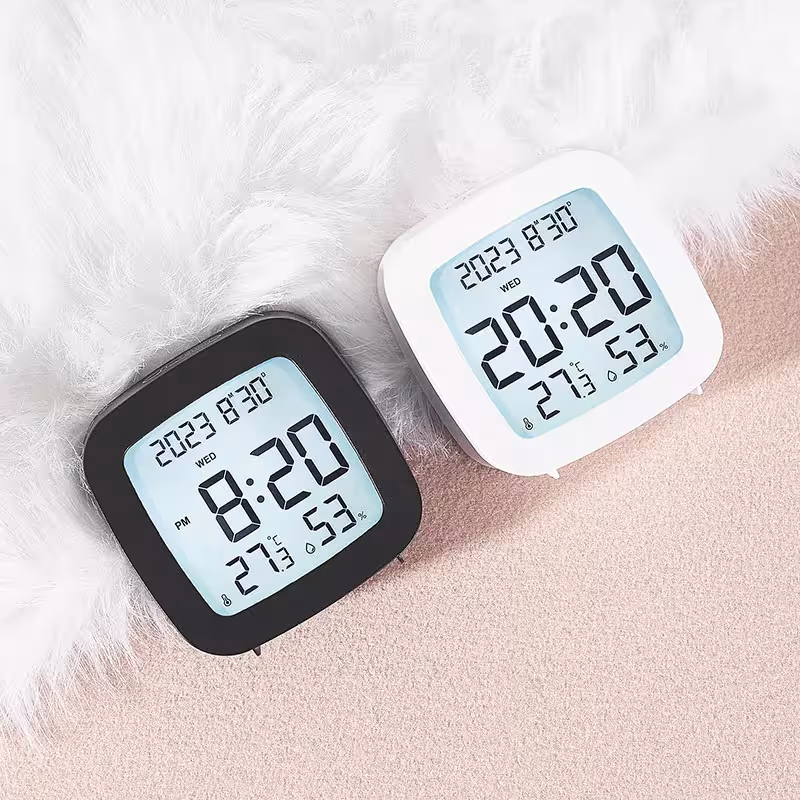 Réveil LED avec thermomètre
