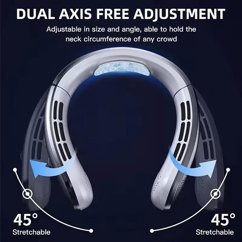 Portable neck fan