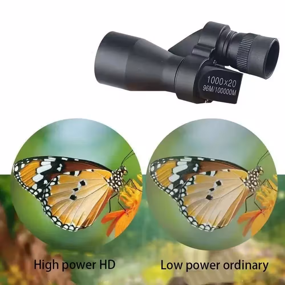 jumelles compactes et portables en métal