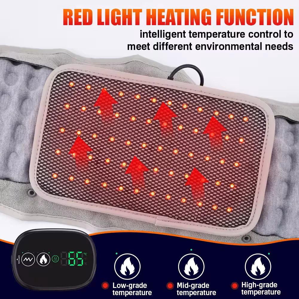 heated back massage belt