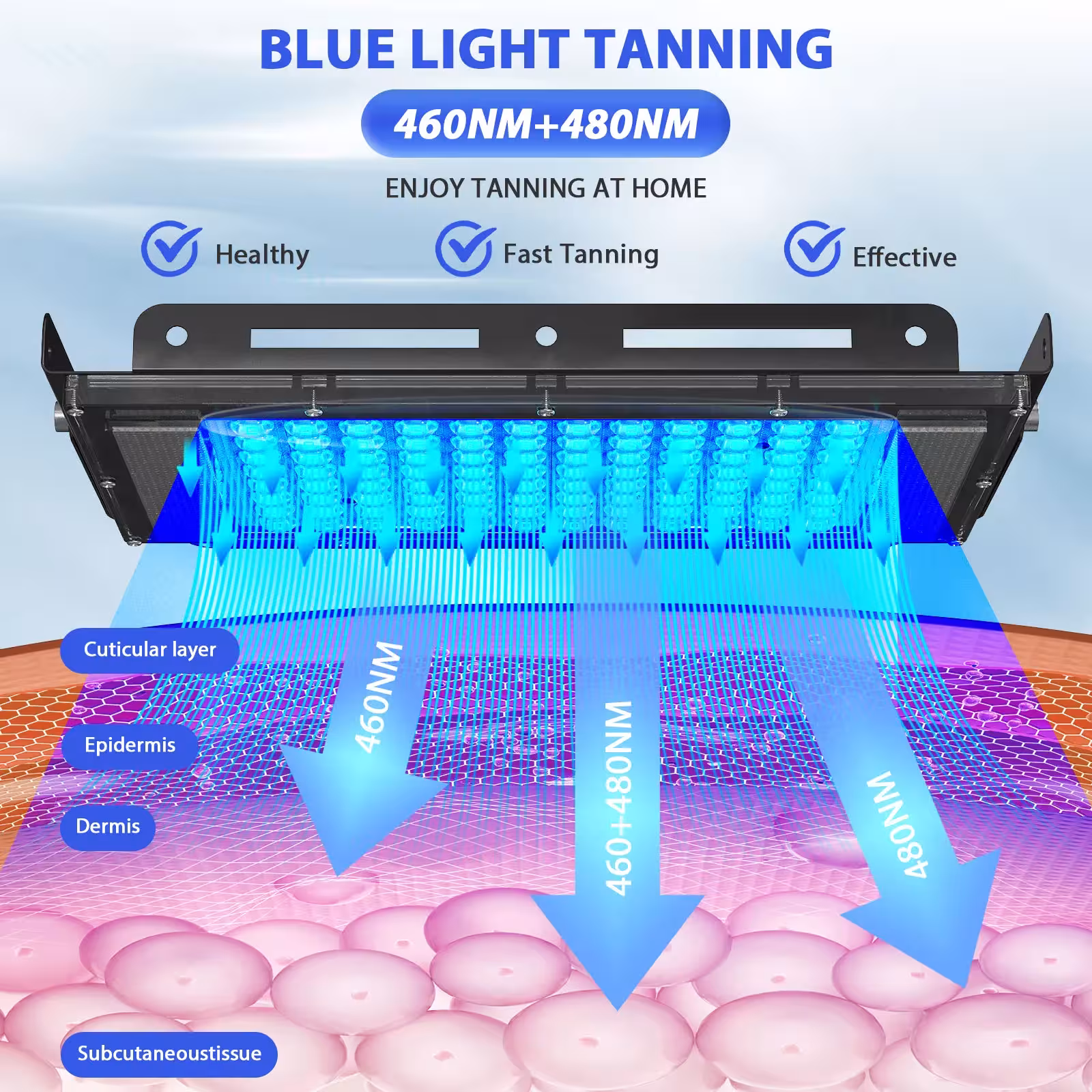 Ultraviolett-Diodenlampe 50W