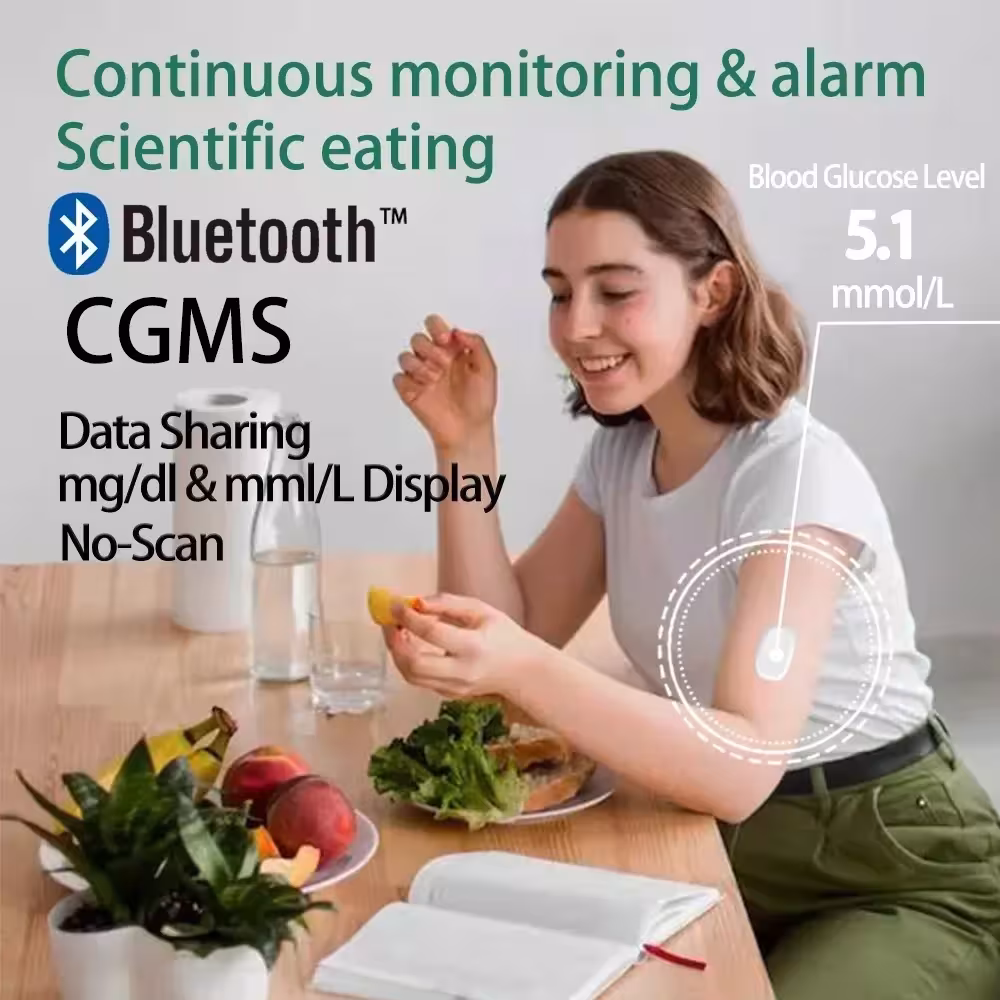 monitoreo de glucosa en sangre CGMS