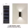 2 LED, luce bianca