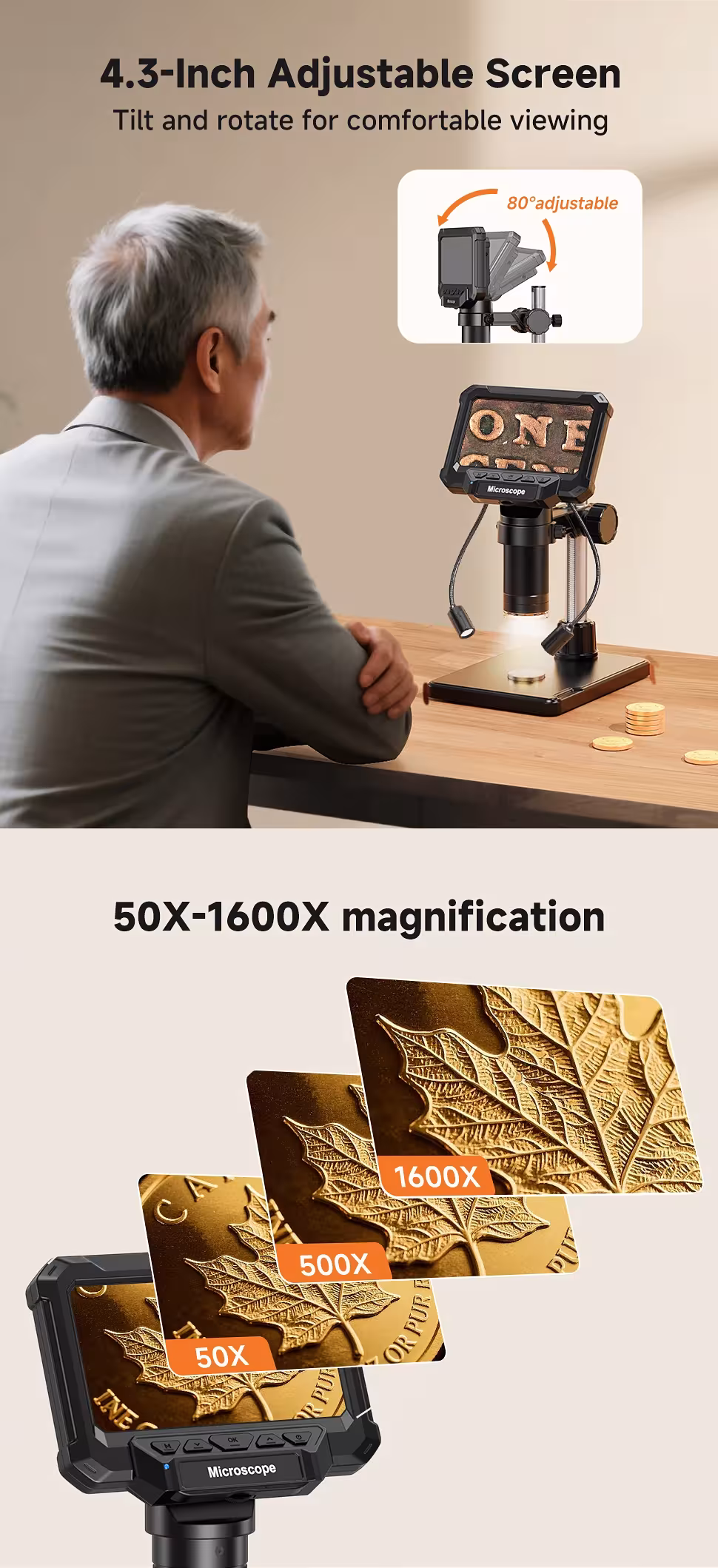 microscope numérique 1600X