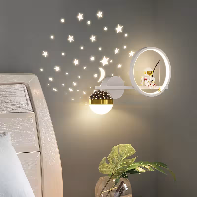 astronaut wall lamp