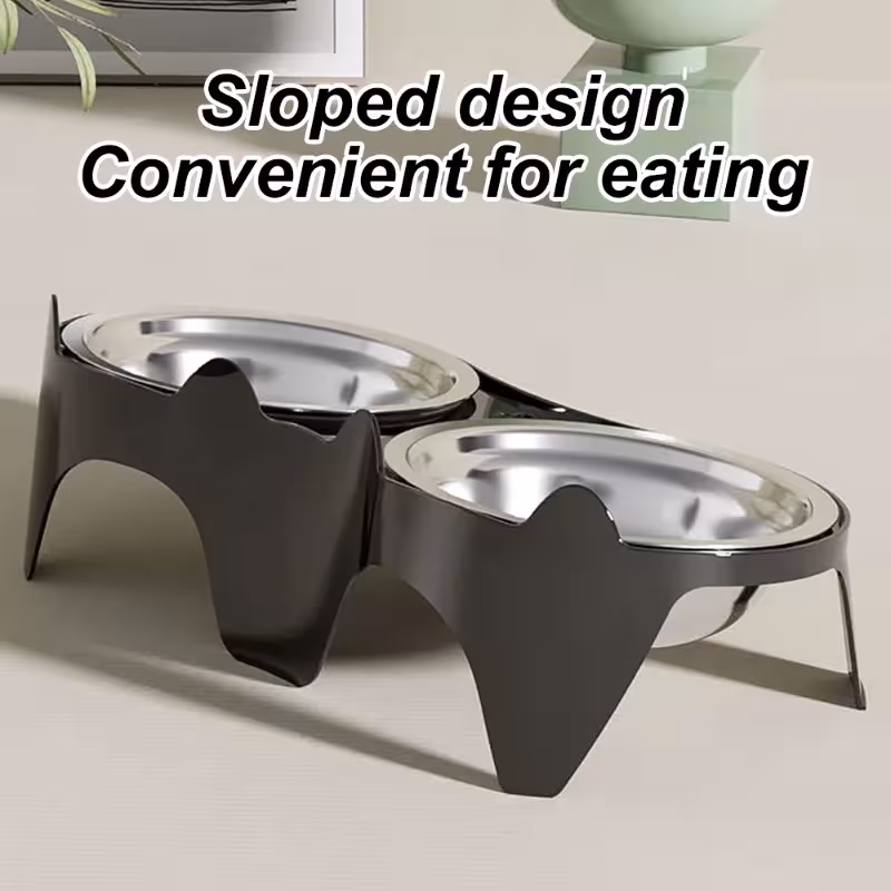 stainless steel cat food bowl