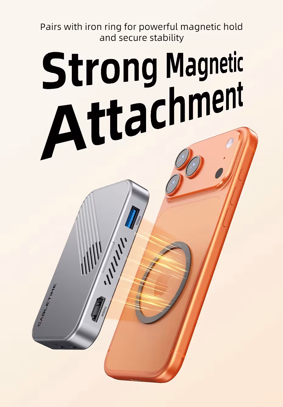 adattatore magnetico USB-C
