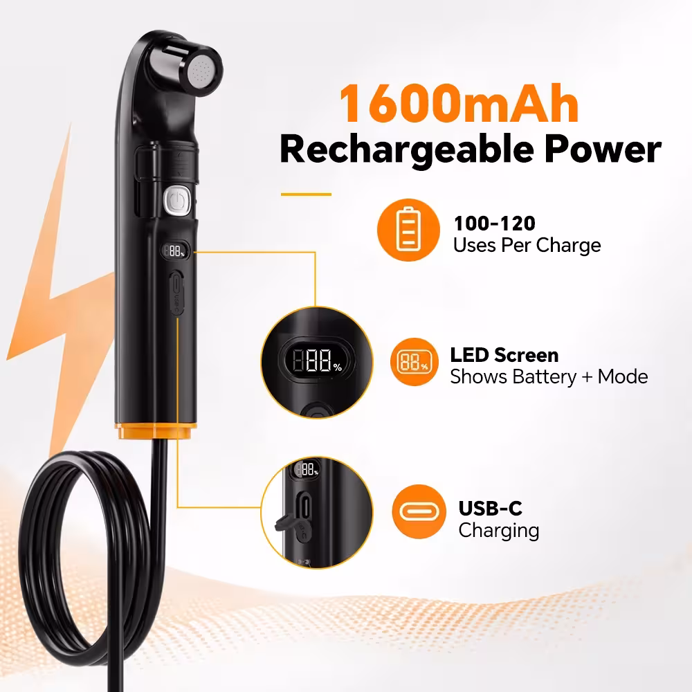 Electric portable bidet