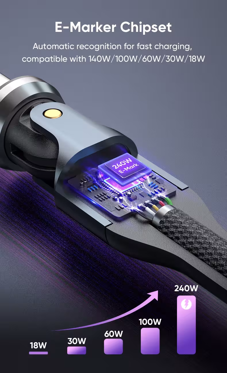 Câble USB C 240W