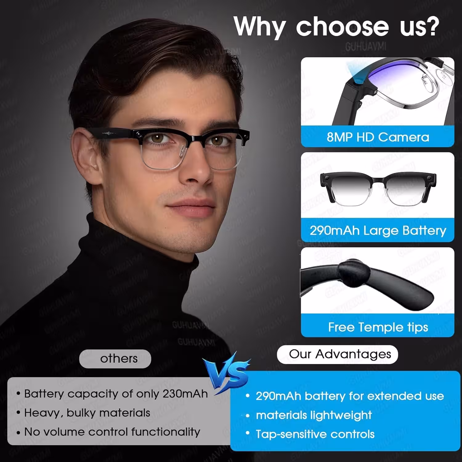 smart glasses with camera