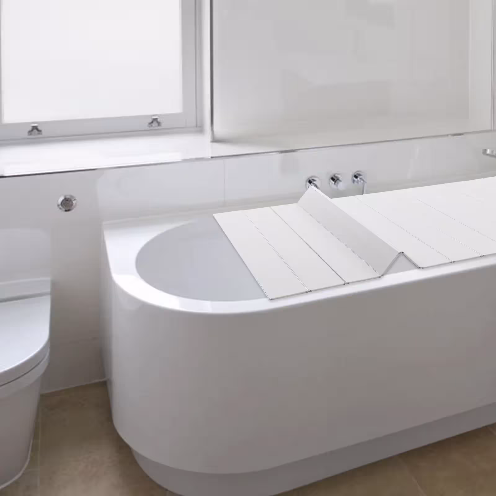couverture de baignoire pliable