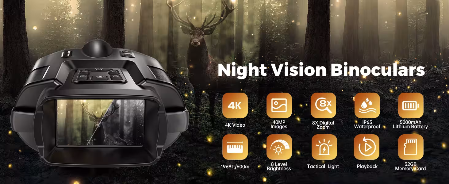 binoculares de visión nocturna