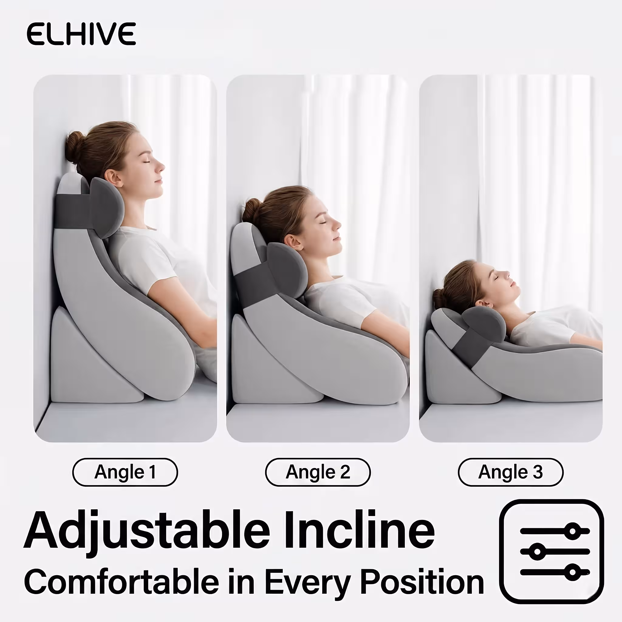 Reading pillow for the bed