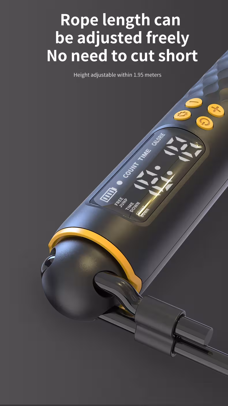 cuerda para saltar digital inalámbrica