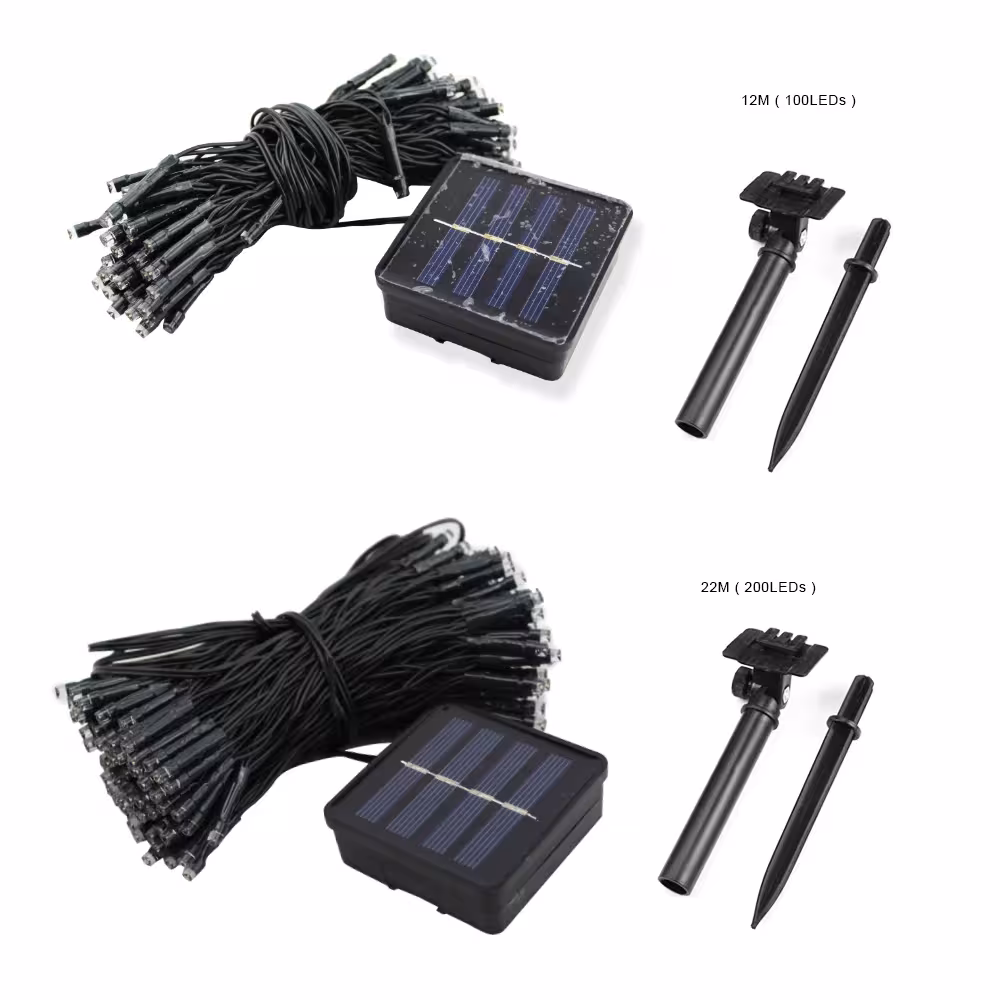 Solar LED string lights