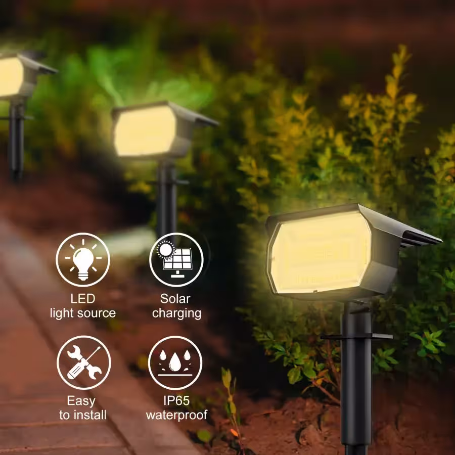 solar LED spotlight