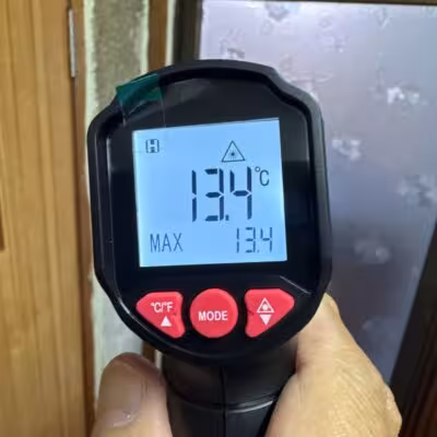 Infraraudonoji termometro lazerinė temperatūros matavimo įranga 800 laipsnių
