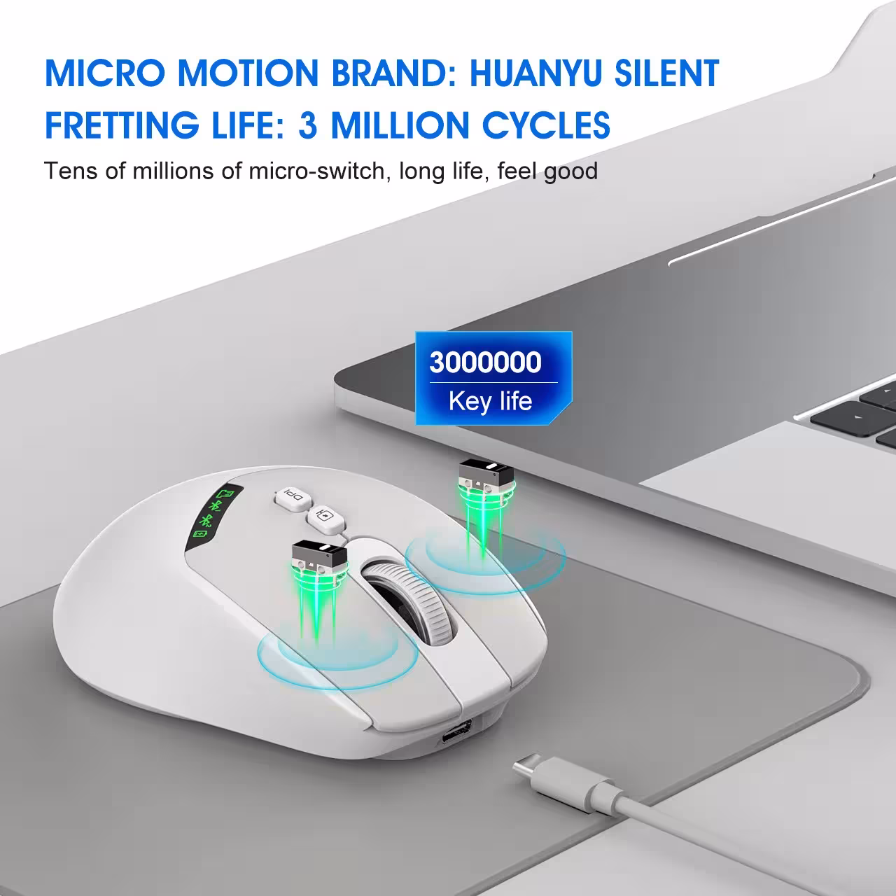Ratón Bluetooth inalámbrico