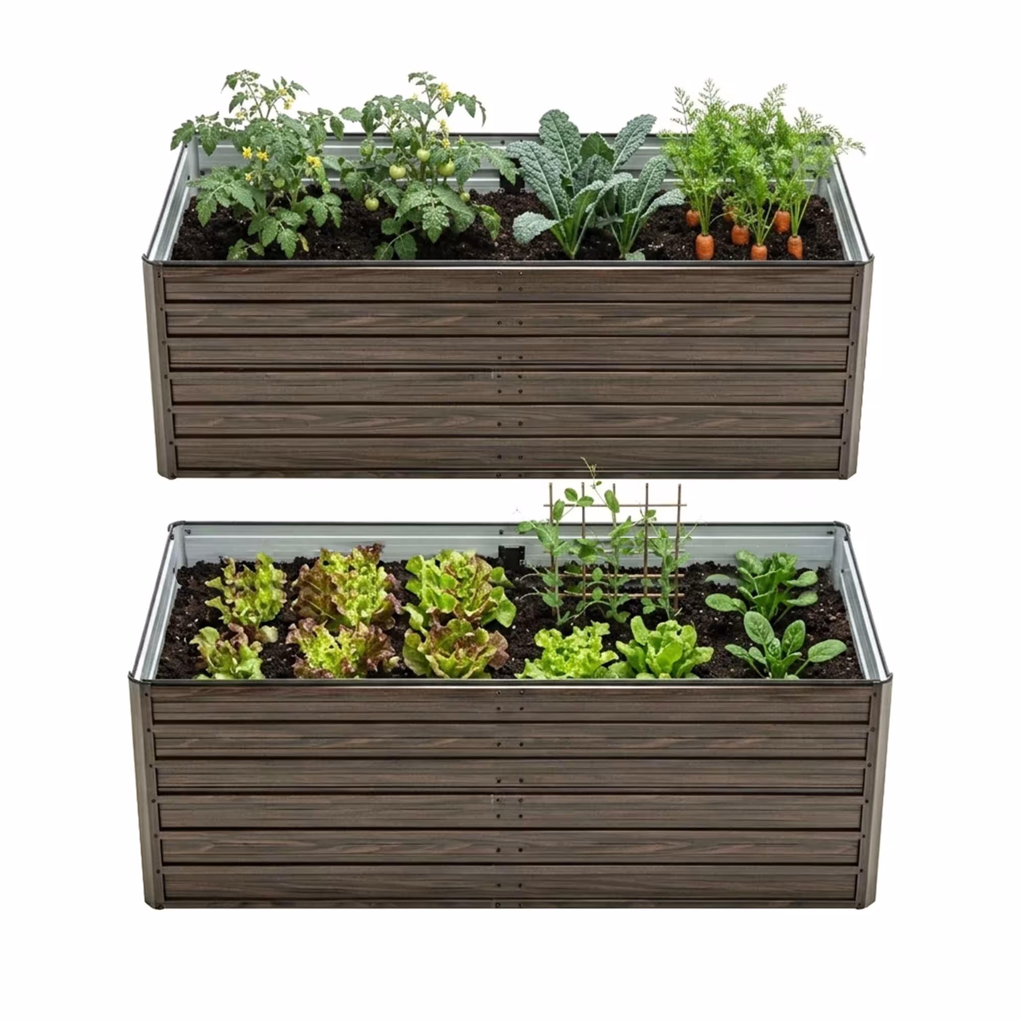 raised metal garden