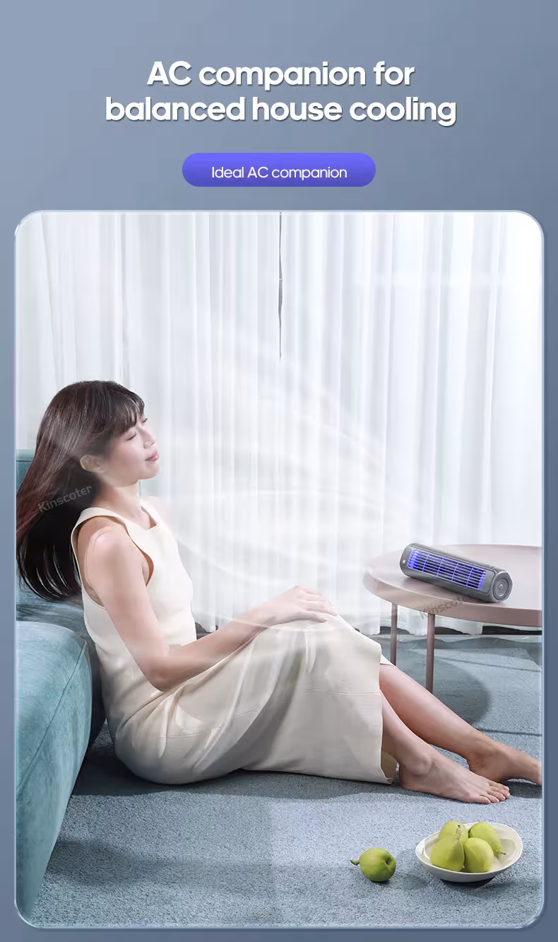 Portable desk fan