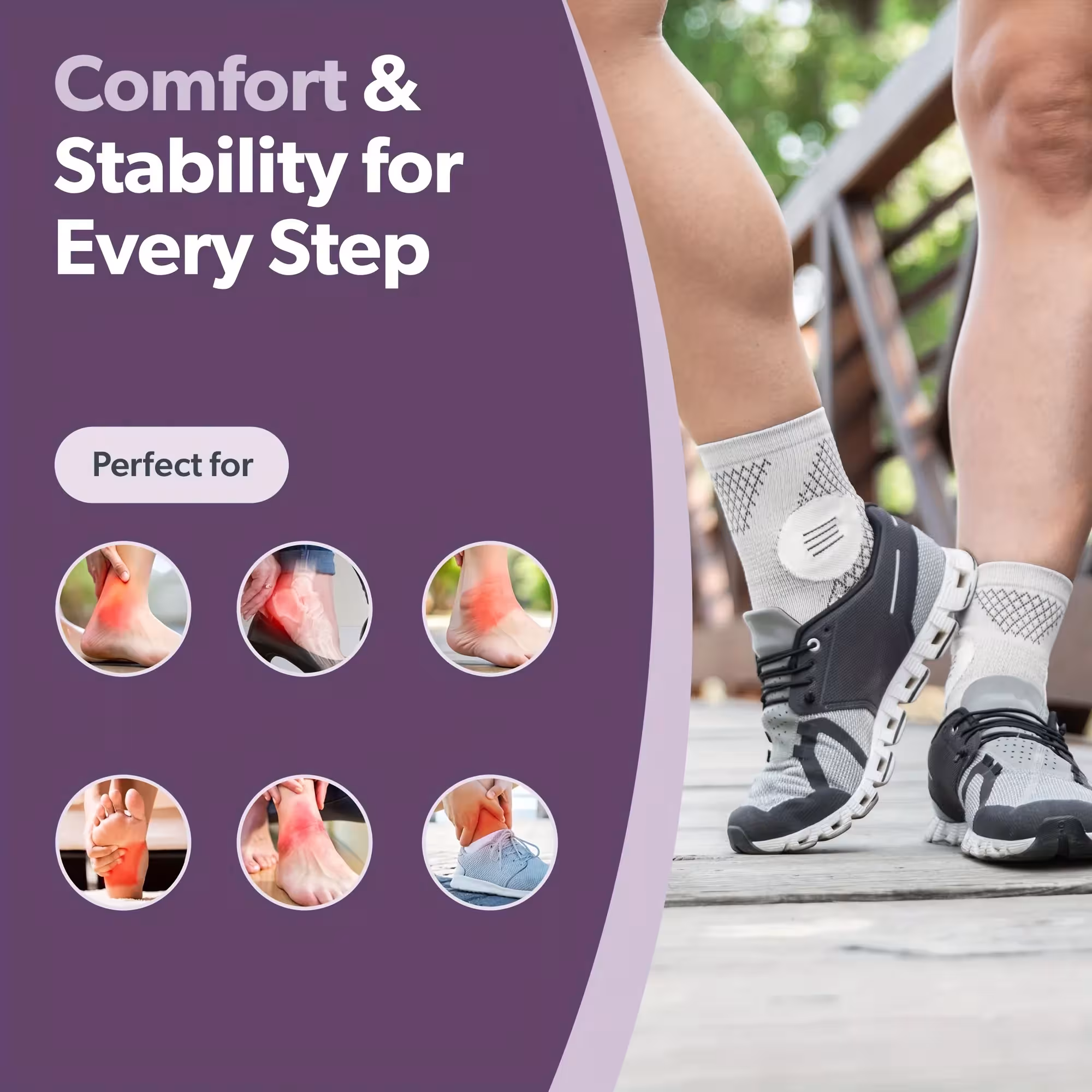 compression heel socks