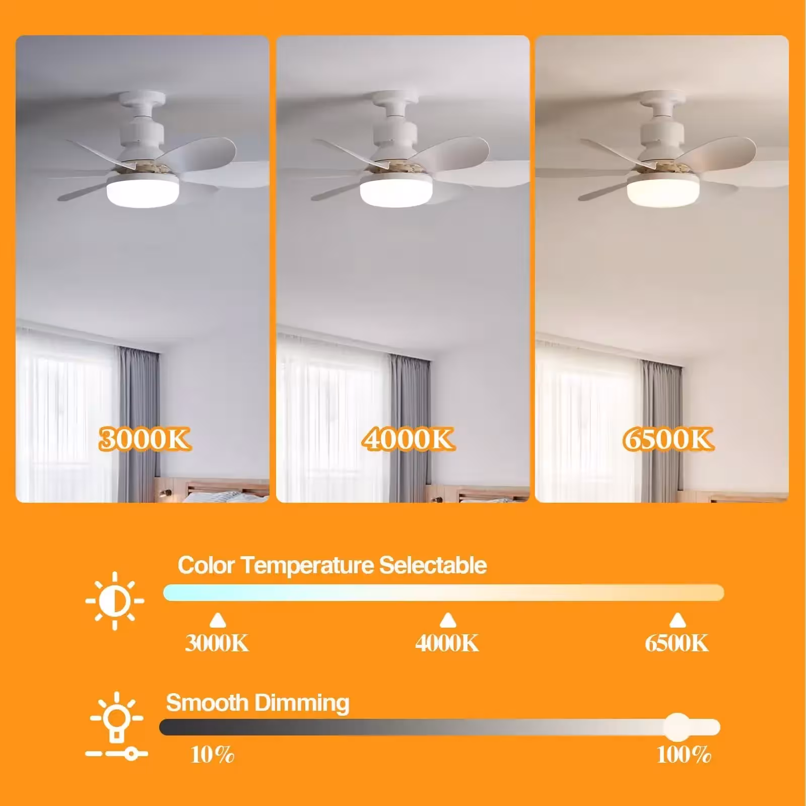 LED ceiling fan light