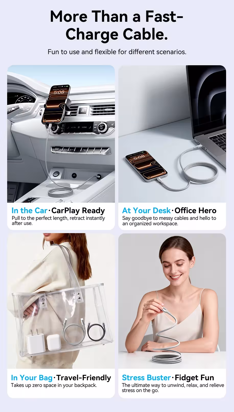 câble USB-C magnétique 240 W