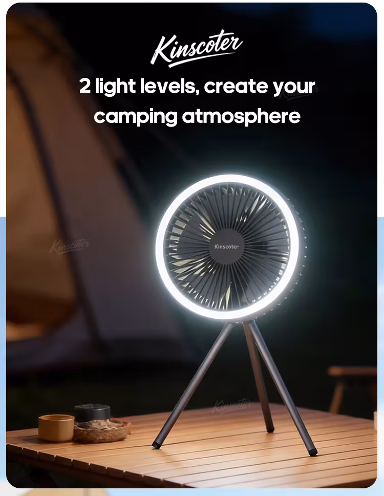 ventilador portátil para camping