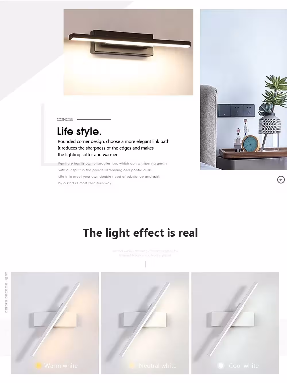 Lámpara de pared LED