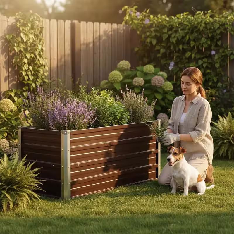 raised garden bed
