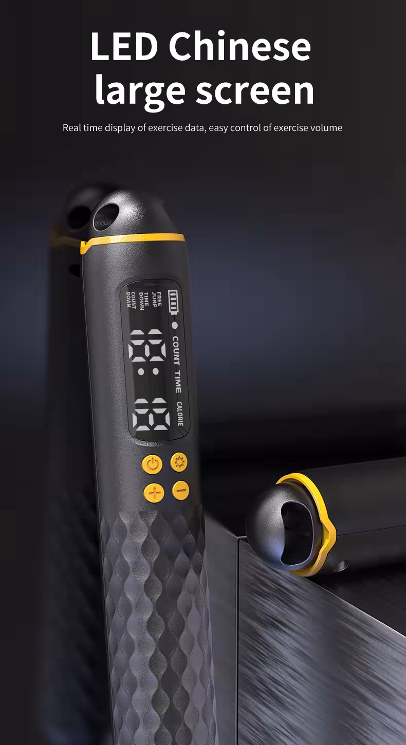 cuerda para saltar digital inalámbrica