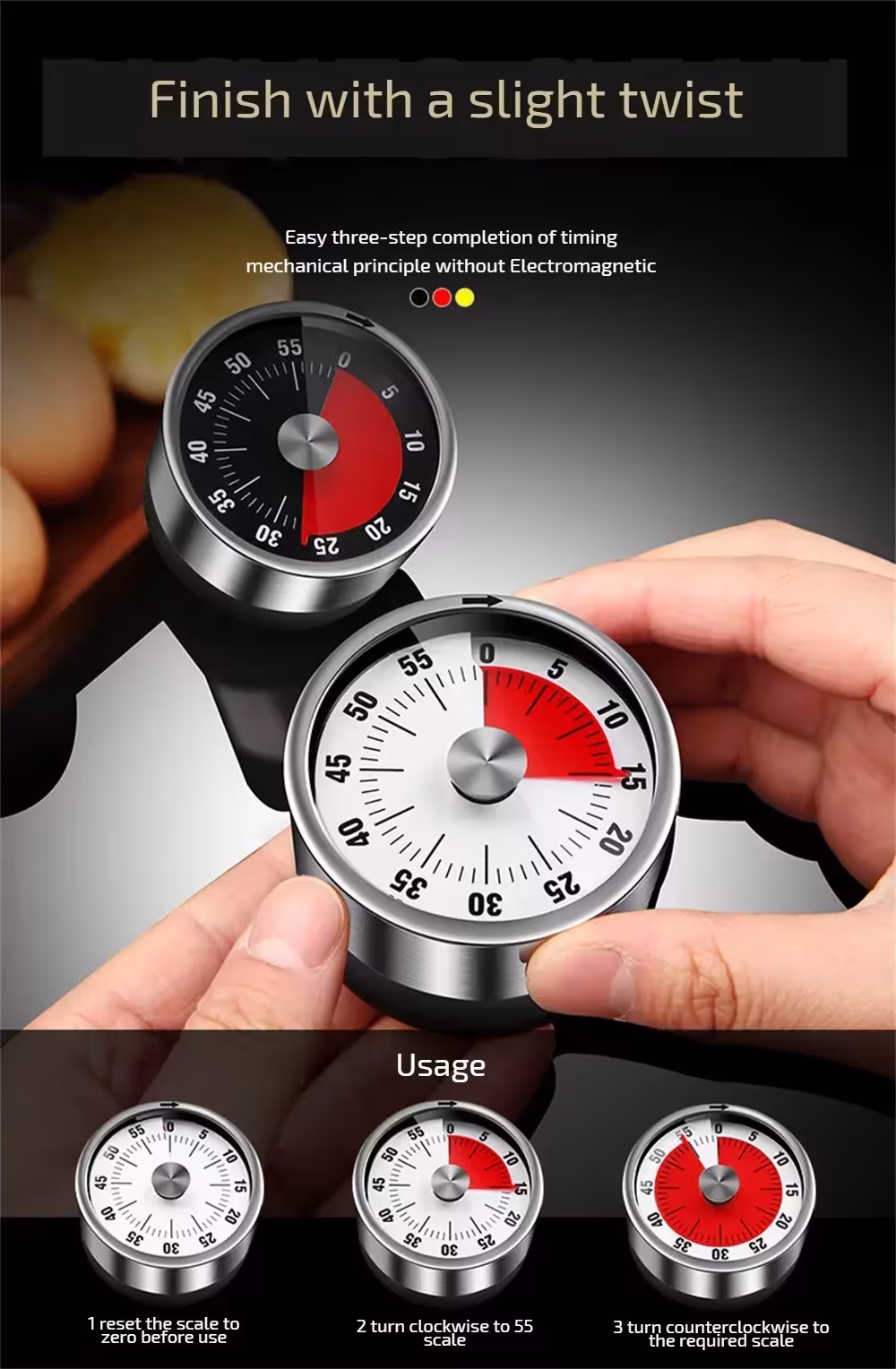 Timer da cucina meccanico