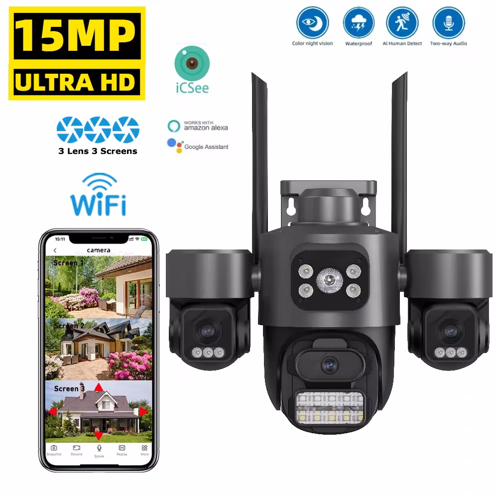 saugos kamera WiFi IP