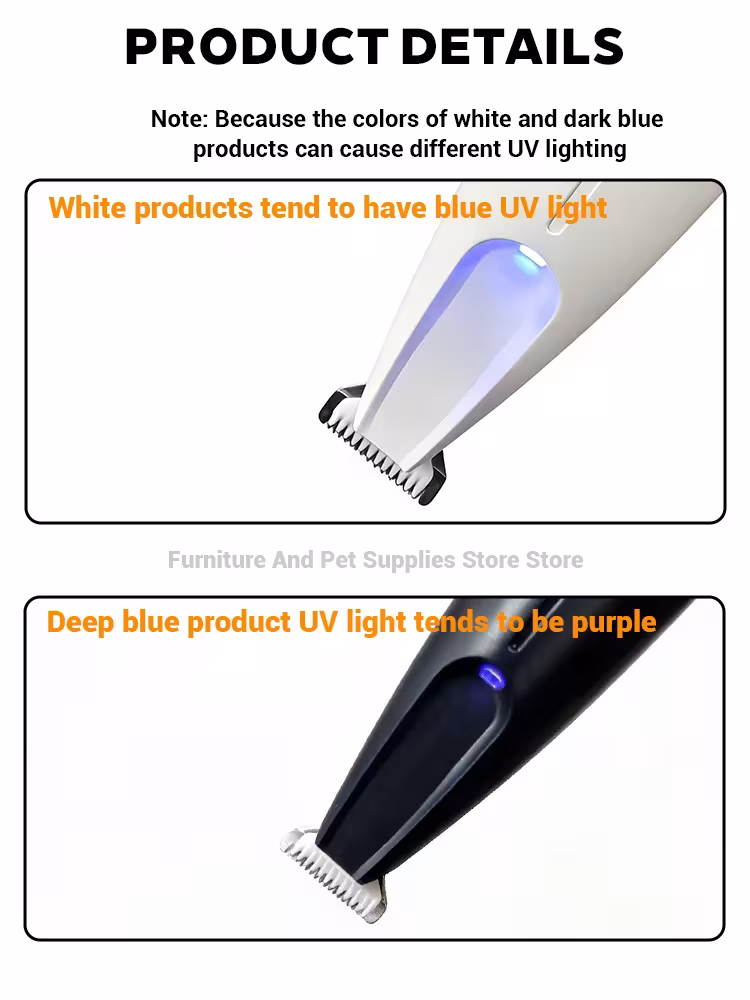 LED UV šunų kirpimo mašinėlė
