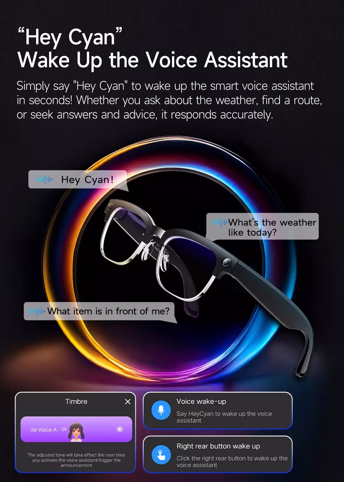 smart glasses with camera