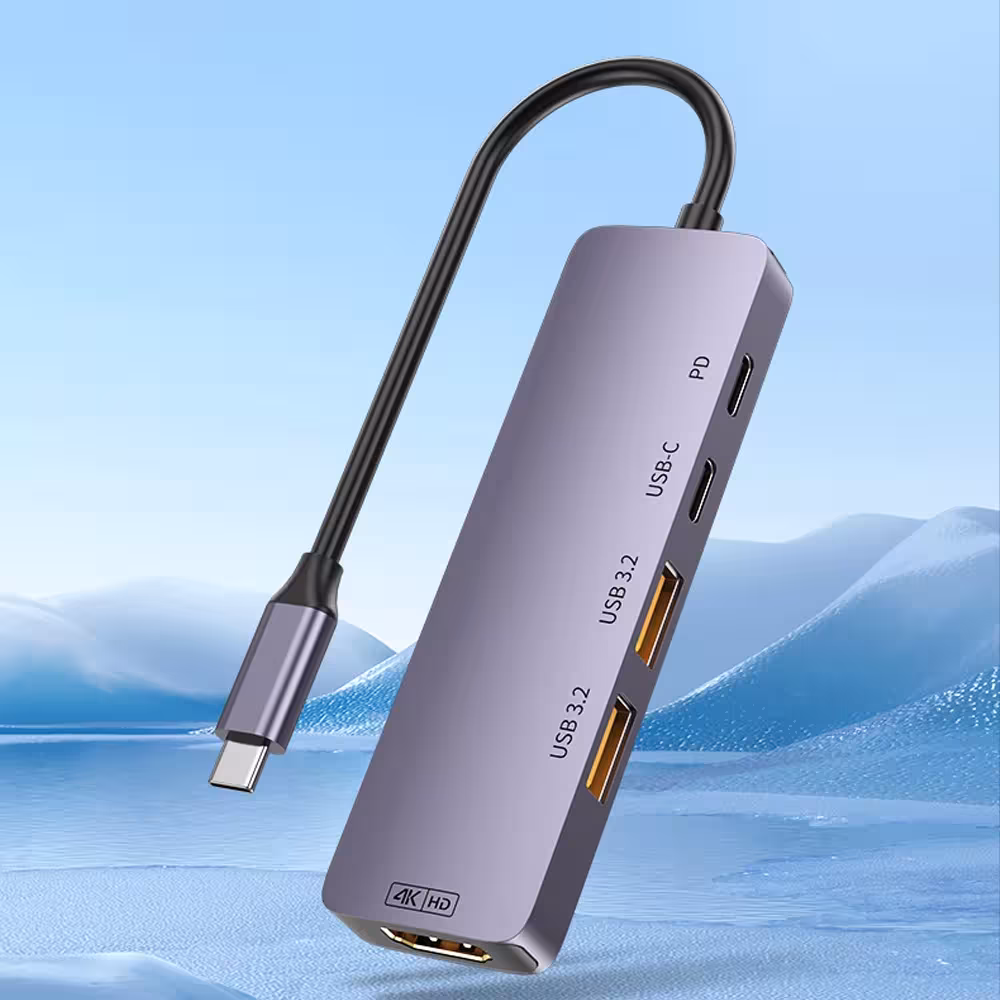 USB C šakotuvas 10Gbps