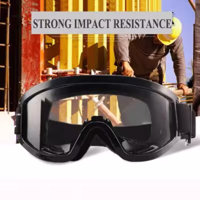 Gafas de seguridad anti-impacto, antipolvo y antivaho, para trabajos en exteriores e industria