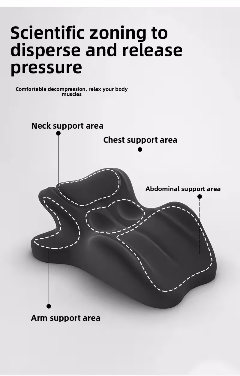 Pillow for sleeping on your stomach