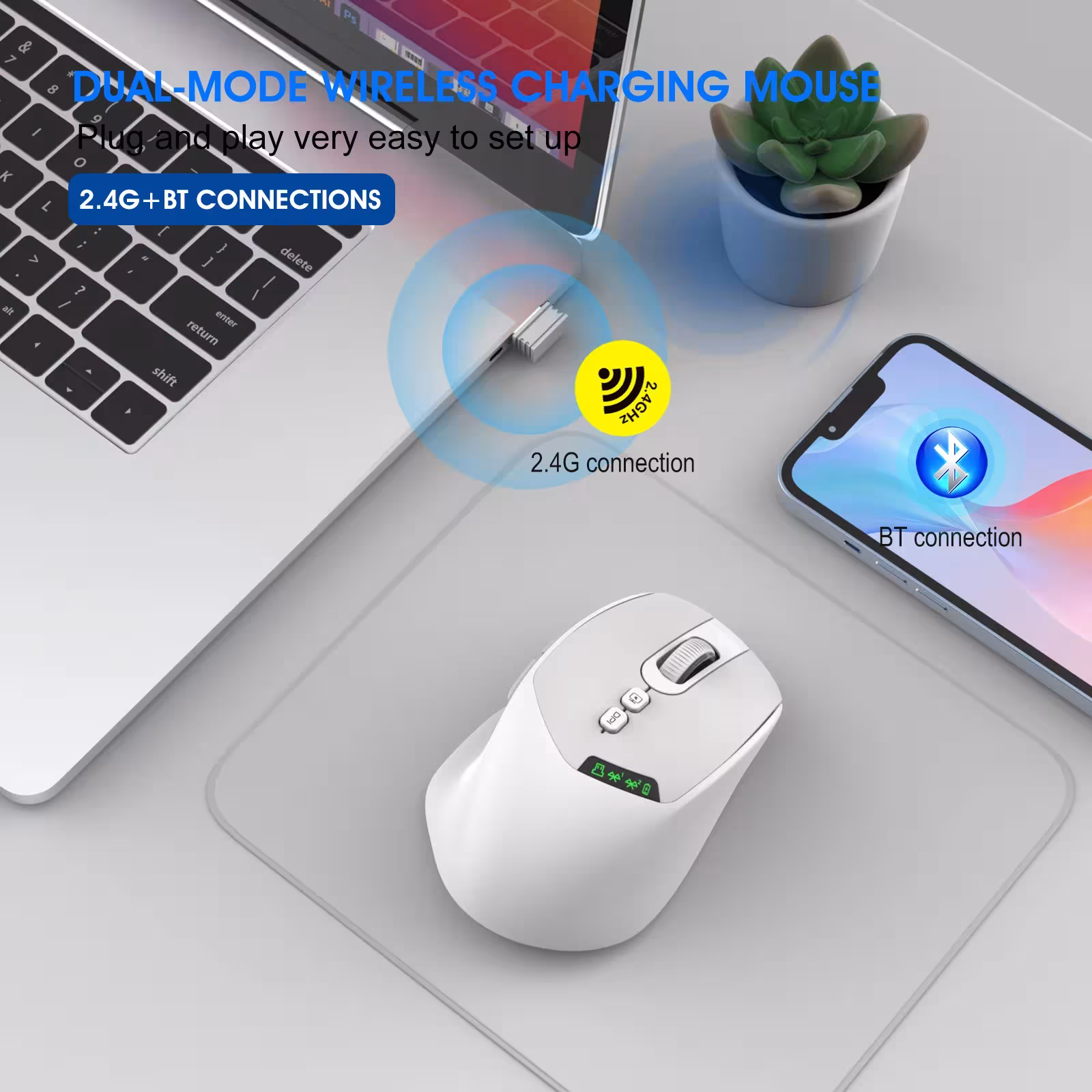 Ratón Bluetooth inalámbrico