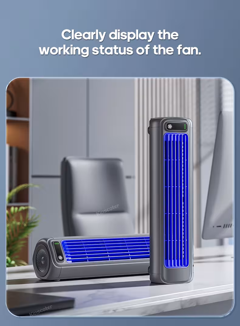 Portable desk fan