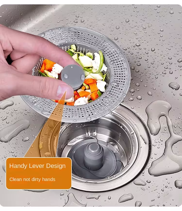 filtre pour lavabo avec bouchon