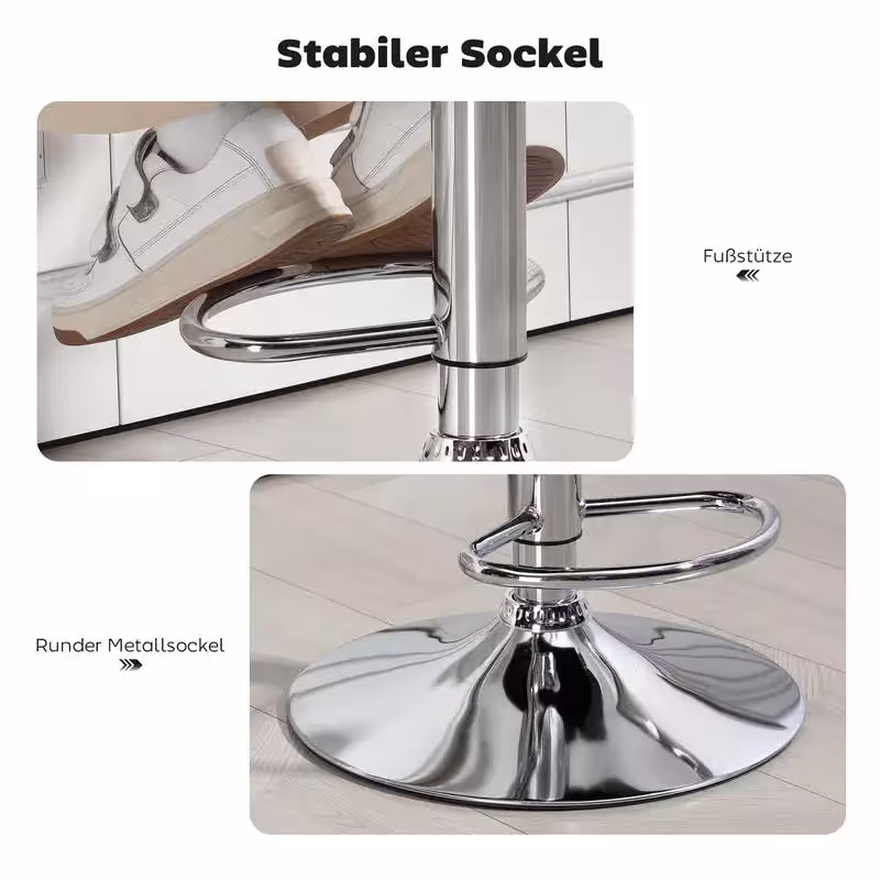 sedia a barra con altezza regolabile