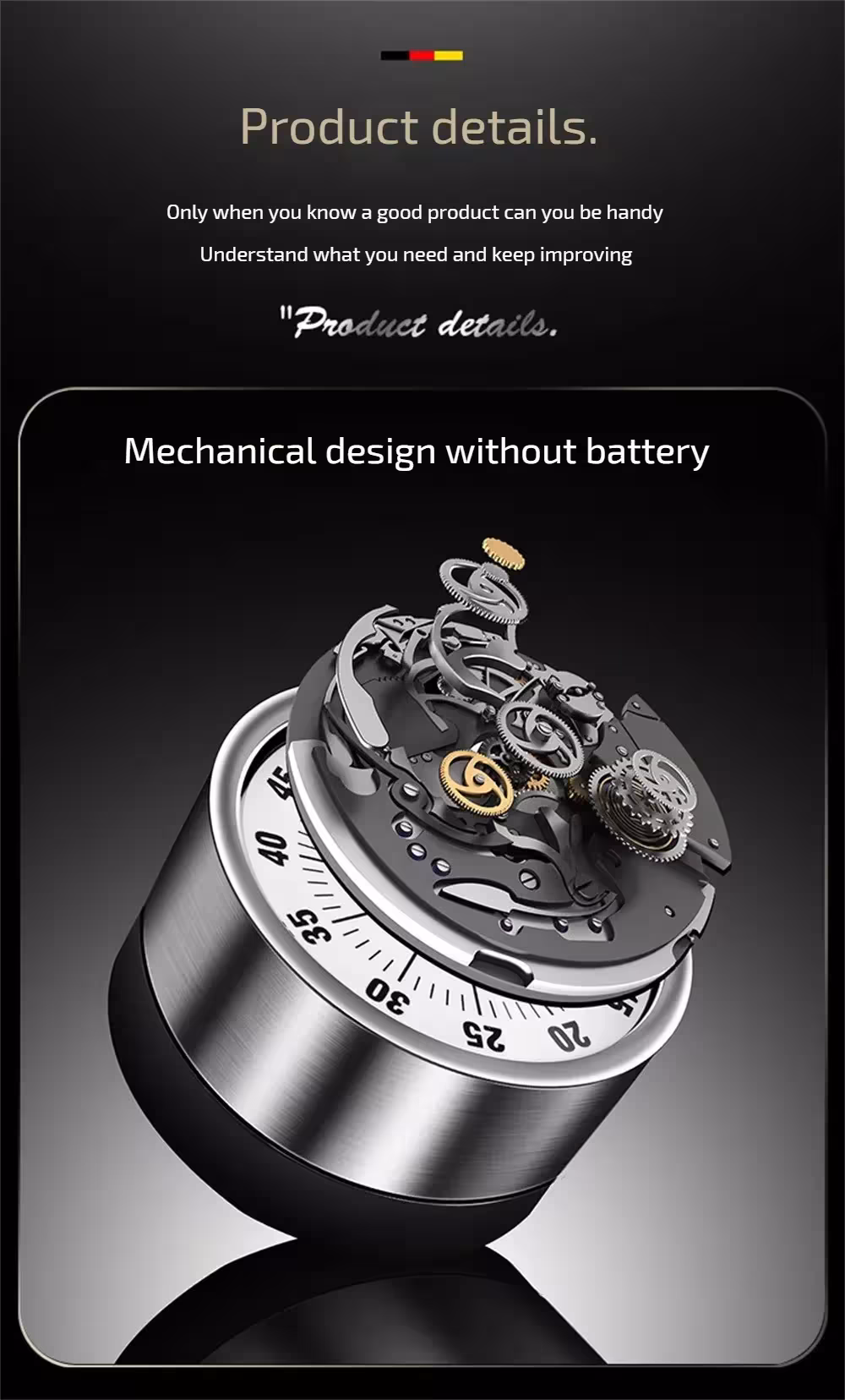 Timer da cucina meccanico